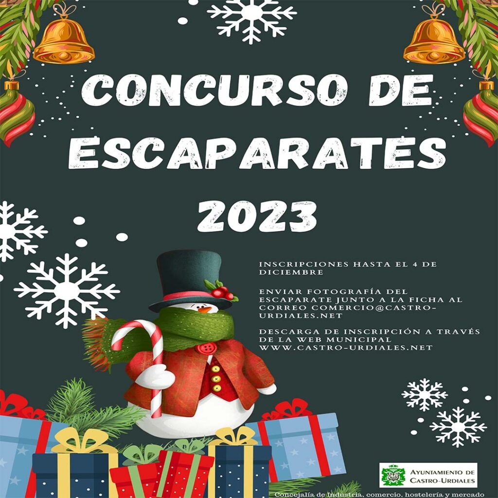 Ayuntamiento-Castro-Urdiales-cartel-concurso-escaparates-2023